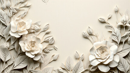 Simple Elegance: Classic Feel with Paper Background