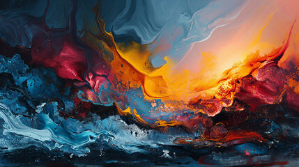 Abstract colorful Painting