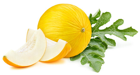 Melon isolated on white background