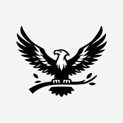 eagle logo vector Illustration