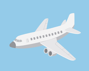 Vector illustration of an airplane