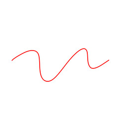 Thread Illustration. Red Thread Illustration 