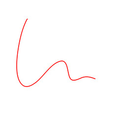 Thread Illustration. Red Thread Illustration 