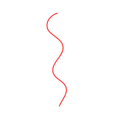 Thread Illustration. Red Thread Illustration 