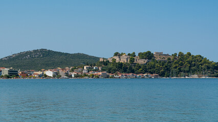 Vonitsa village view from Koukoumitsa island