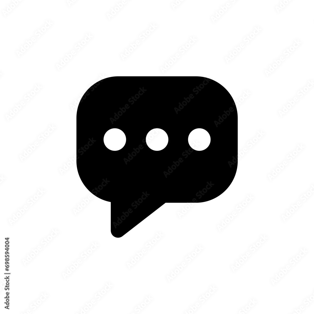 Poster comment icon speech bubble symbol chat message icons - talk message bubble chat icon. online communi