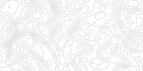 Abstract background with a wave grid map and topography map and seamless pattern with lines White wave paper curved reliefs abstract background, Abstract topographic contours map background. - obrazy, fototapety, plakaty