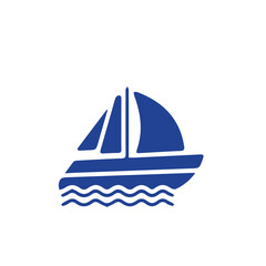 boat and sea icon vector design 