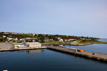 Fototapeta na wymiar Prince Edward island port view