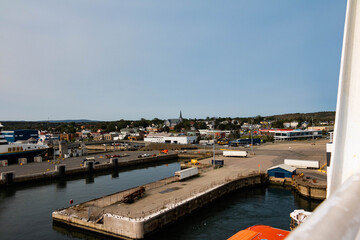 Fototapeta na wymiar Prince Edward Island Port view