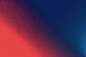 Fototapeta na wymiar Colorful red blue sunrise gradient noisy grain background texture