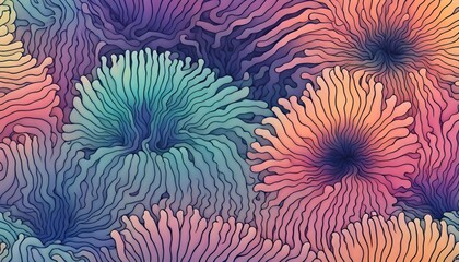 Sea anemone texture