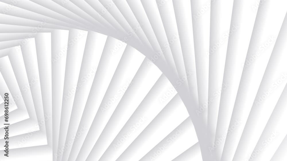Poster white color wave background animation .