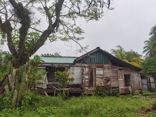 old wooden house