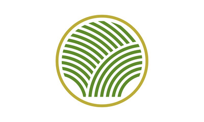 Botanical nature icon set. Modern tree logos. Plant symbols	
