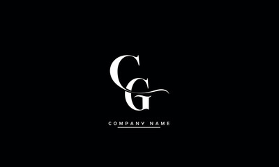 CG, GC, C, G Abstract Letters Logo Monogram