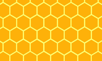 Orange background with honeycomb