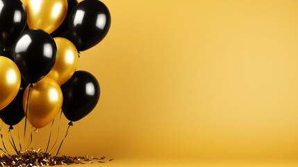 Baloons Background for Celebration, Happy, Festive, Fun, Greeting, Generative Ai