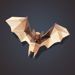 Morcego voando - Polígono simples
