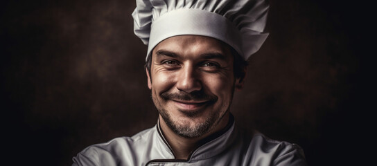 Smiling chef.