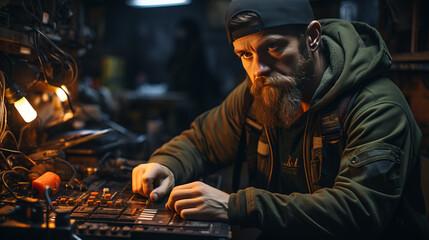 Masterful Mixes: Creating Harmonious Tunes with Skillful Hands on Modern Tech, generative AI
