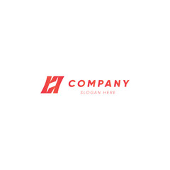 creative letter h logo design template, business logo design