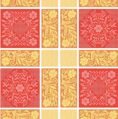 geometrical pattern digital shirt design 