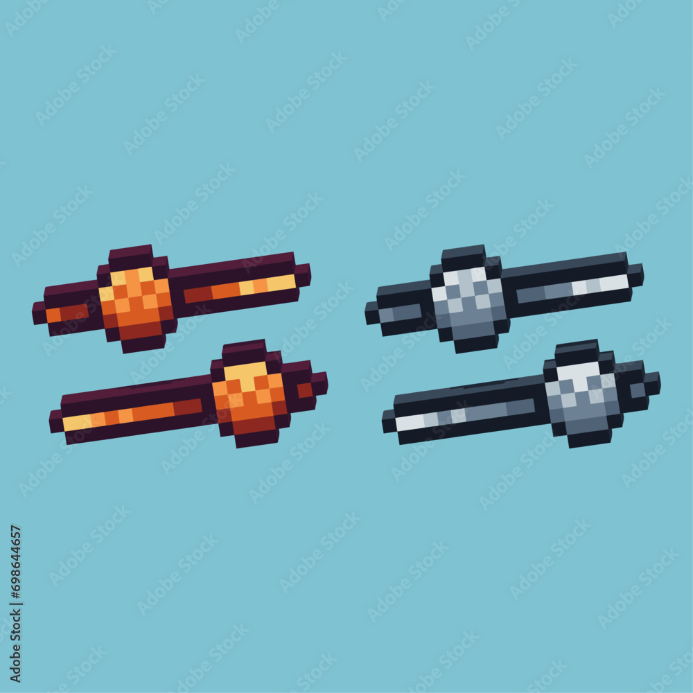Poster isometric pixel art 3d of slide icon for items asset.slide icon on pixelated style.8bits perfect for