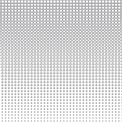modern abstract simple seamlees grey ash metal color circle polka dot stroke halftone pattern art - obrazy, fototapety, plakaty