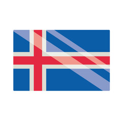 Fototapeta premium iceland flag national