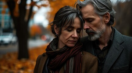 Obraz premium portrait of a couple sadly