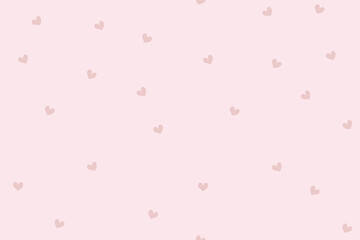 Pink heart pattern seamless background for Valentine love party vector illustration. 