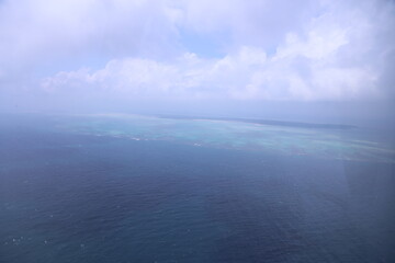 clouds over sea