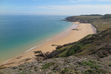 Plage de Lourtuais, Cap d'Erquy, Bretagne