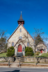Fototapeta na wymiar St Pauls Episcopal Church, Sharpsburg Maryland USA