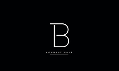 B Abstract Letter Logo Monogram