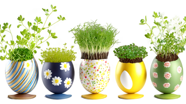 Kresse in Eierschalen