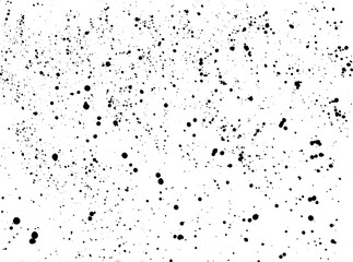 Background of black mascara splatters on a white background.