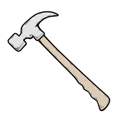 hammer isolated on white