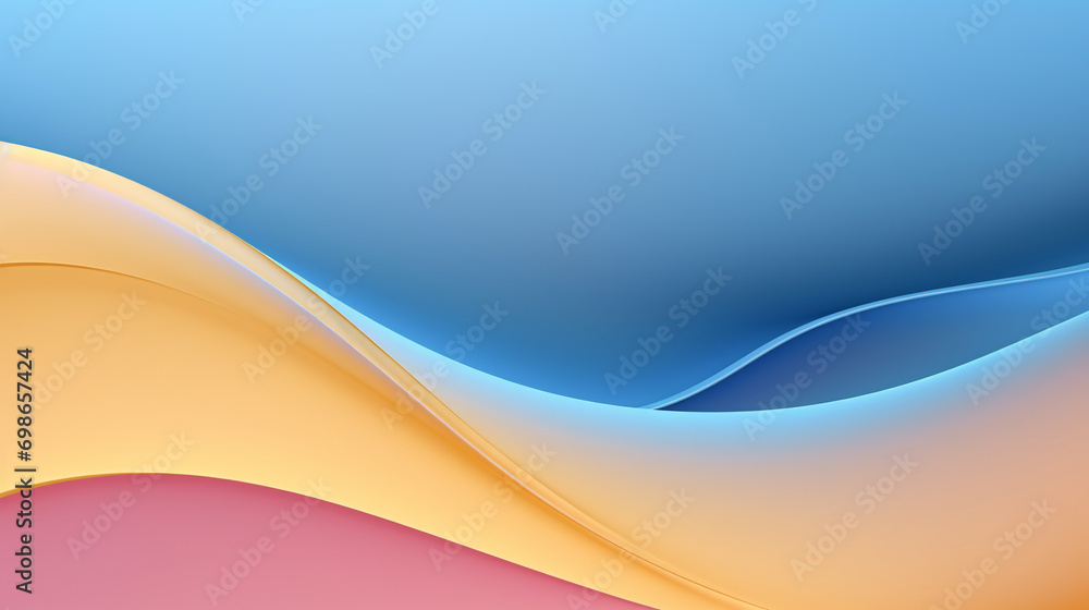 Poster Canvas texture with soft color gradient background
