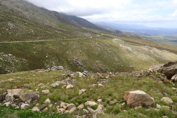 view of the road along swartberg pass