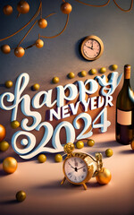 Pop the bubbly, 2024's calling!  Let's rewrite the rules.