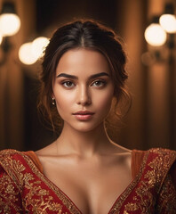 portrait of a woman in dress