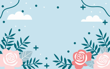 Valentine's day, women's day, spring abstract background poster with copy space. Good for postcards, email header, wallpaper, banner, events, covers, advertising, and more.