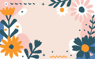 Valentine's day, women's day, spring abstract background poster with copy space. Good for postcards, email header, wallpaper, banner, events, covers, advertising, and more.