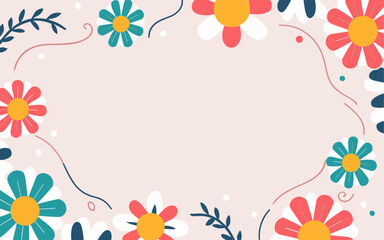 Valentine's day, women's day, spring abstract background poster with copy space. Good for postcards, email header, wallpaper, banner, events, covers, advertising, and more.