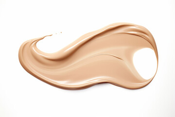 Fototapeta premium Liquid Foundation Makeup Smear on White