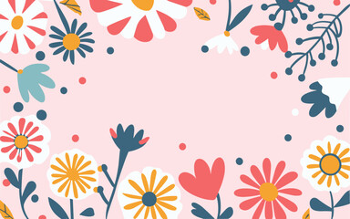 Valentine's day, women's day, spring abstract background poster with copy space. Good for postcards, email header, wallpaper, banner, events, covers, advertising, and more.