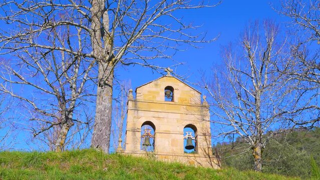 Mariano de Angosto Sanctuary on the outskirts of the town of Villana&ntilde;e. Valdegovia Valley. Alava. Basque Country. Spain. Europe