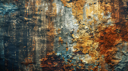 Rusty Metal Background Texture - Generative Ai